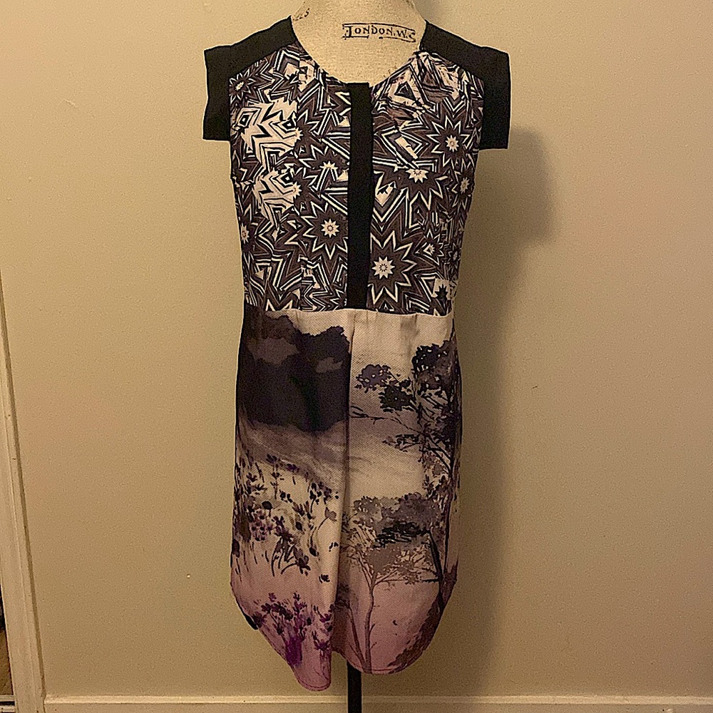 Beautiful Trouvé purple printed dress sz S